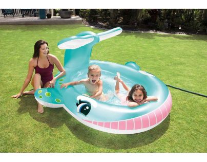 Intex 57440 Bazén detský s rozstrekovaním Veľryba