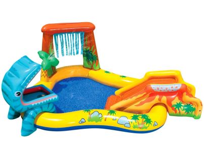 Intex 57444 Bazénové hracie centrum Dinosaurus 249 x 191 x 109 cm - Poškodený obal