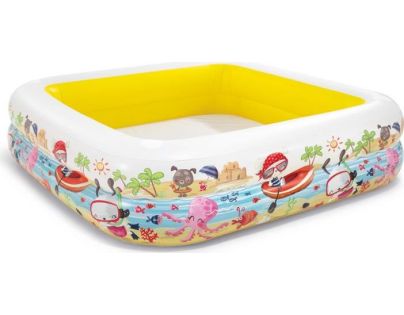 Intex 57470 Bazén Oceán sa strechou 157 x 157 cm žltý - Poškodený obal