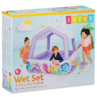 Intex 57470 Bazén Oceán sa strechou 157x157cm fialový 2