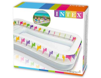 Intex 57477 Bazén se sedátkem 295x175cm