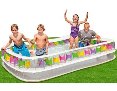 Intex 57477 Bazén se sedátkem 295x175cm