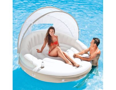 Intex 58292 Nafukovací ostrov so strieškou  199 x 150 cm - Poškodený obal