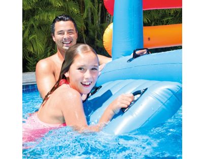 INTEX Plávajúcí domček so šmýkačkou