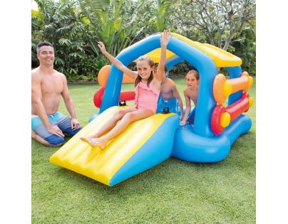 INTEX Plávajúcí domček so šmýkačkou