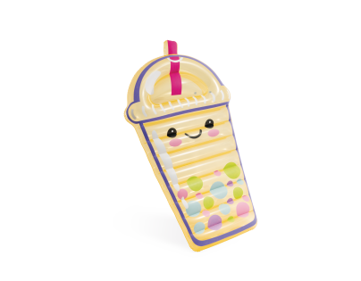 Intex 58738 Nafukovacie lehátko v tvare bubble tea Boba Buddy