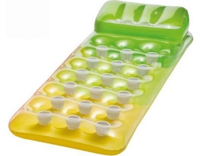 Intex 58890 Farebná nafukovací matrac - Zeleno-Žltá