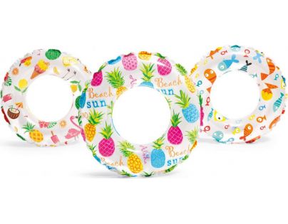 Intex 59241 Plávací kruh 61 cm Ananás