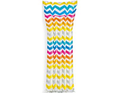 Intex 59711 Nafukovacie lehátko 183 x 69 cm lomené pruhy