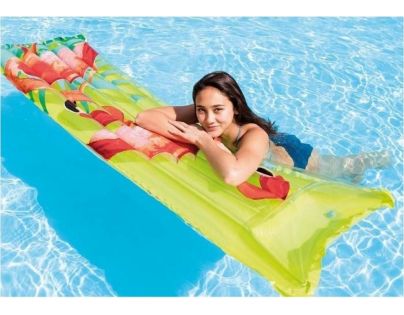 Intex 59720 Nafukovací matrac 183 x 69 cm - Zelené s plameniakom