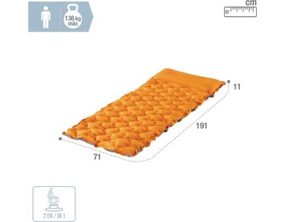 Intex 64098 Kempingový matrac 71 x 191 x 11 cm - Poškodený obal