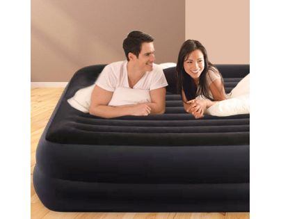 Intex 64124 Nafukovacia vyvýšená posteľ Queen 152x203x42cm