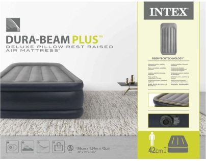 Intex 64132ND Nafukovací matrac Twin Deluxe 99 x 191 x 42 cm - Poškodený obal