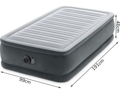 Intex 64412ND Nafukovacia posteľ Dura Beam Twin Deluxe 99 x 191 x 46 cm