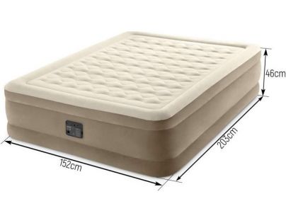 Intex 64428NP Nafukovacia posteľ 152 x 203 x 46 cm - Dura-Beam Queen Ultra plush