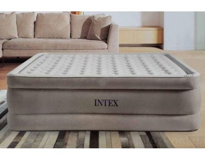 Intex 64428NP Nafukovacia posteľ 152 x 203 x 46 cm - Dura-Beam Queen Ultra plush
