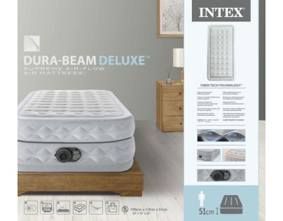 Intex Nafukovacia posteľ Dura Beam Twin 99 x 191 x 51 cm - Poškodený obal