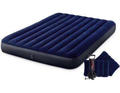 Intex 64765 Nafukovacia posteľ Standard Queen s ručnou pumpou - Poškodený obal