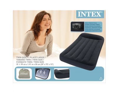 Intex 66779 Nafukovací postel s pumpou TWIN Classic