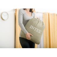 Intex 66810 Nafukovací postel Travel 168x107x25cm světle zelená s hvězdičkami - Poškodený obal 6