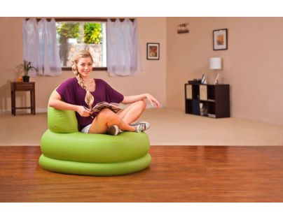 Intex 68592 Nafukovacie kreslo 84 x 99 x 76 cm - Zelená