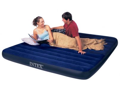 Intex 68755 Nafukovací postel King Classic Downy 203x183x22cm