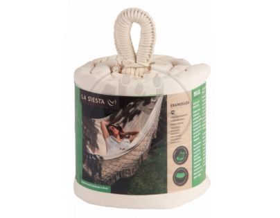 Intrea 013345 - Houpací síť Enamorada 1 - bílá káva ENH17