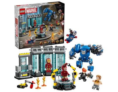 LEGO® Marvel 76315 Iron Man a jeho laboratórium: Sieň brnenia