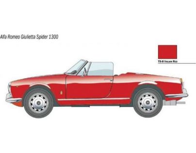 Italeri Model Kit auto 3653 Alfa Romeo Giulietta Spider 1300 1:24