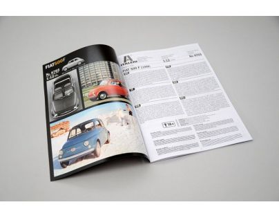 Italeri Model Kit auto Fiat 500 F 1968 1:12