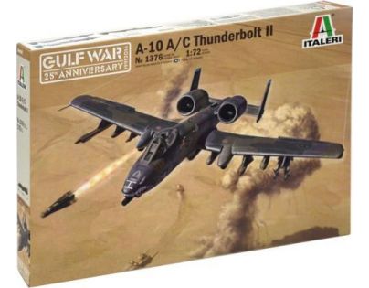 Italeri Model Kit lietadlo 1376 A-10 AC Thunderbolt II Gulf War 1:72