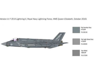 Italeri Model Kit lietadlo 1425 F-35 B Lightning II Stovl version 1:72