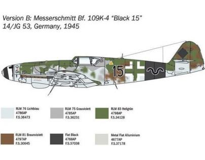Italeri Model Kit lietadlo 2805 Bf 109 K-4  1 : 48