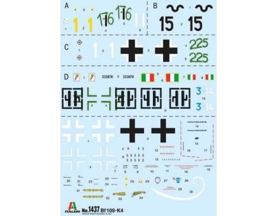 Italeri Model Kit lietadlo 2805 Bf 109 K-4  1 : 48