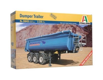 Italeri Model Kit náves Dumper Trailer 1:24