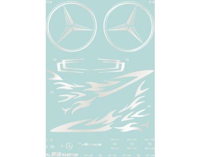 Italeri Model Kit truck Mercedes Benz Actros MP4 Gigaspace 1:24