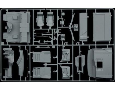 Italeri Model Kit truck Mercedes Benz Actros MP4 Gigaspace 1:24