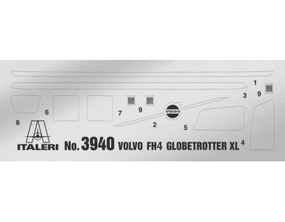 Italeri Model Kit truck Volvo FH4 Globetrotter XL 1:24