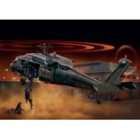 Italeri Model Kit Vrtuľník UH-60  MH-60 Black Hawk Night Raid - Poškodený obal