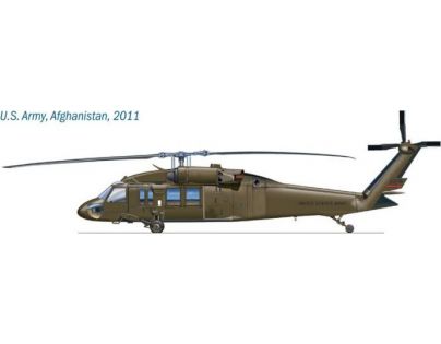 Italeri Model Kit Vrtuľník UH-60  MH-60 Black Hawk Night Raid - Poškodený obal