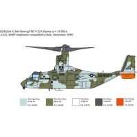 Italeri Model Kit vrtuľník V-22A Osprey 1 : 72 4