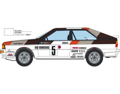 Italeri Model Kit auto Audi Quattro Rally 1 : 24