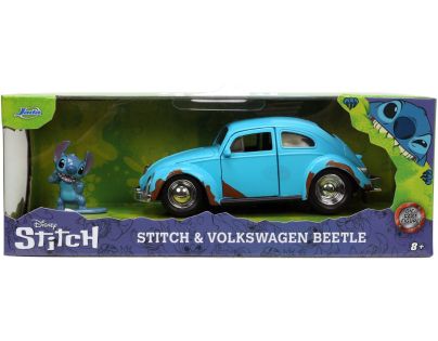 Jada Lilo & Stitch auto 1959 VW Beetle 1:32 a figúrka Stitch, DP6