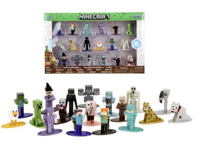 Jada Minecraft Kovové zberateľské nanofigúrky 18 ks, Wave 12