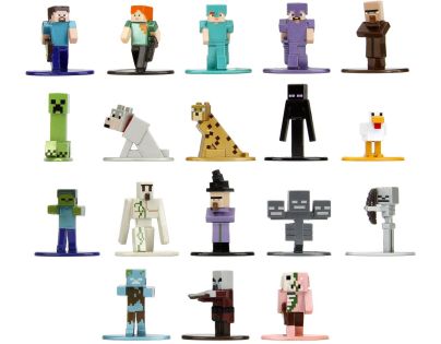 Jada Minecraft Kovové zberateľské nanofigúrky 18 ks, Wave 12