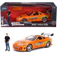 Jada Rýchlo a zbesilo auto 1995 Toyota Supra 1:24 + figúrka Brian OConner