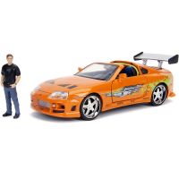 Jada Rýchlo a zbesilo auto 1995 Toyota Supra 1:24 + figúrka Brian OConner 2