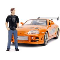 Jada Rýchlo a zbesilo auto 1995 Toyota Supra 1:24 + figúrka Brian OConner 5