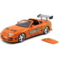 Jada Rýchlo a zbesilo auto 1995 Toyota Supra 1:24 + figúrka Brian OConner 6