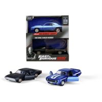 Jada Rýchlo a zbesilo Twin Pack Chevrolet Camaro 1969 a Dodge Charge Wide Body 1968, 1:32 Wave